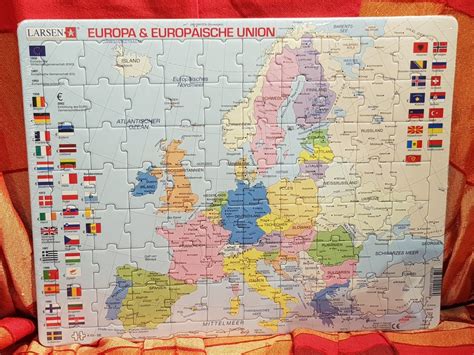 Larsen Puzzle Europa And Europäische Union Ortnerbücher
