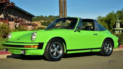 1974 Porsche 911 Targa Lime Green Youtube