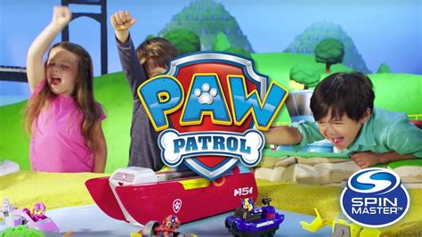 Spin Master Paw Patrol Sea Patroller Transforming Vehicle Youtube