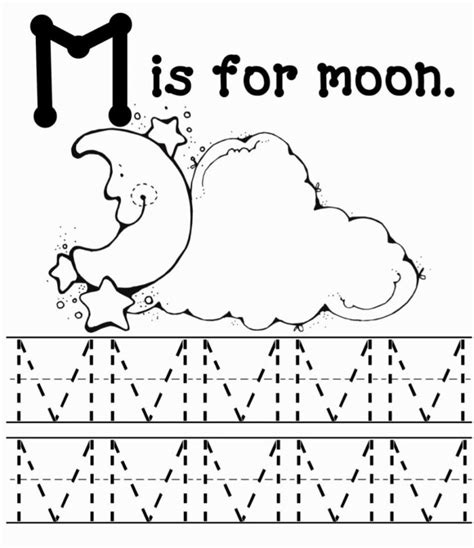 M Coloring Sheets Letter M Worksheets Preschool Letter M Throughout