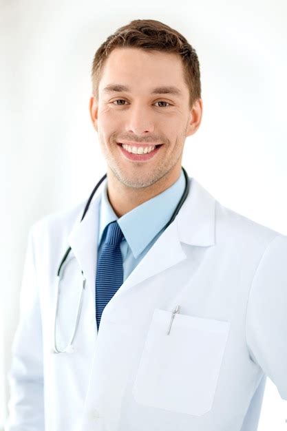 Premium Photo Healthcare And Medical Concept Young Male Doctor With