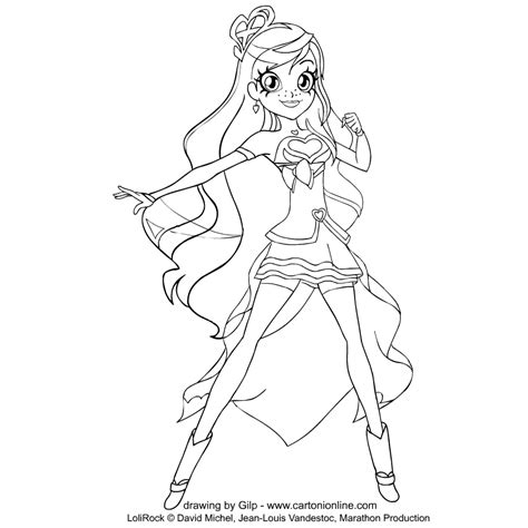 You will colour not one, but three coloring pages. Coloriage de Iris de LoliRock