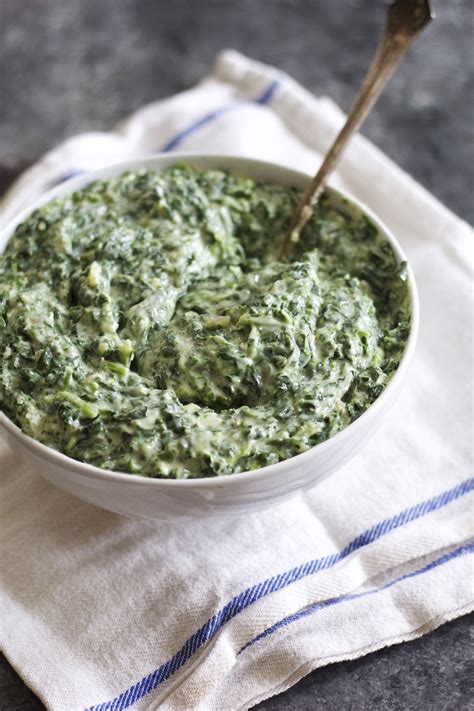 The Creamiest Creamed Spinach Recipe Creamed Spinach Creamed