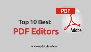 Best PDF Editor Top 10 PDF Editors Of 2024 To Pick