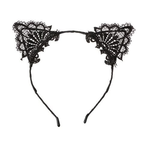Sexy Cat Ears For Women Lesbian Lace Headband Adult Games Sm Bondage White Black In Adult Games