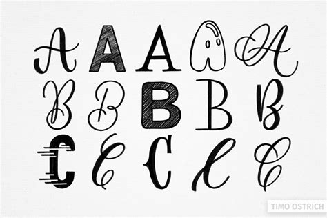 Hand Lettering Letters To Practice Free Collection
