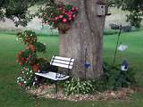 Backyard Landscaping Under Trees Images