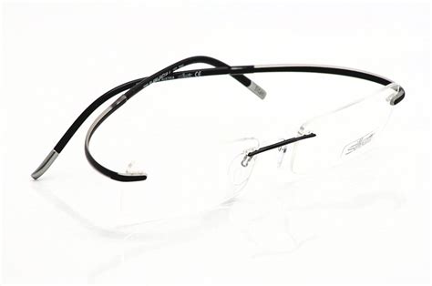 silhouette eyeglasses spx art chassis 7690 6061 forever black optical frame