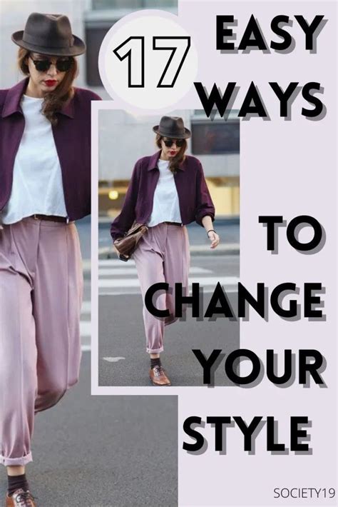 17 Easy Ways To Change Your Style Society19 Style Matching Sets