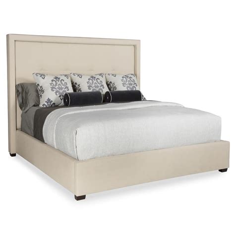 Duarte Modern Classic Elegant Ivory Upholstered Bed Queen