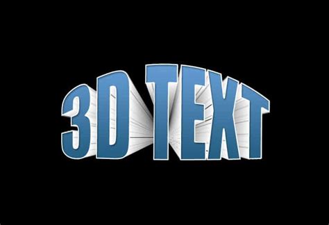 150 3d Text Effects For Photoshop 3d Text Effect Text Effects Images