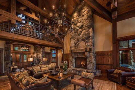 Stunning Lodge Style Home With Old World Luxury Overlooking Lake Tahoe Lodge Style Home Lodge
