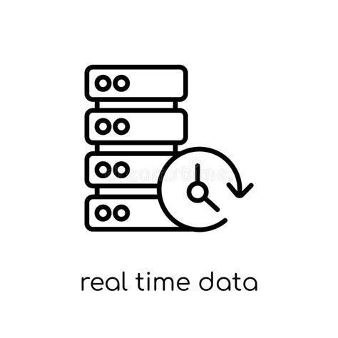 Real Time Data Icon Stock Illustrations 326 Real Time Data Icon Stock