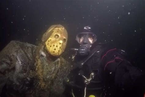 Terrifying Statue Of Jason Voorhees Awaits Divers At Minnesota Dive