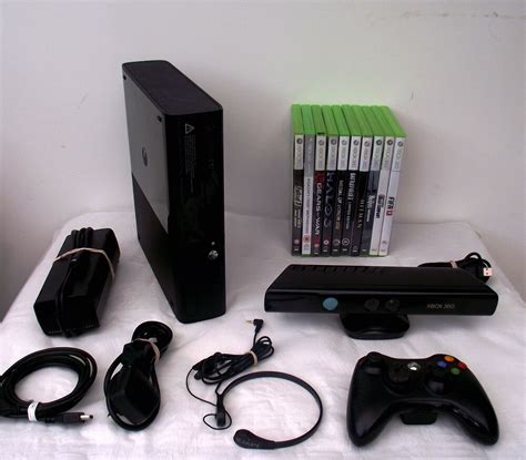 Microsoft Xbox 360 S With Kinect 250 Gb Black Console Pal 11 Top