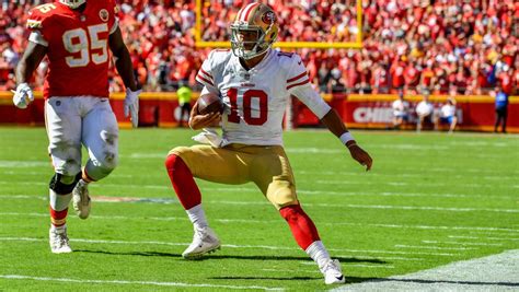 Certain types of sports injuries can cause your acl to stretch or tear. NFL 2018: Jimmy Garoppolo knee injury, 49ers vs Chiefs ...