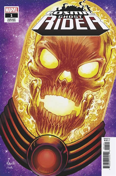 Cosmic Ghost Rider 1 Nauck Headshot Cover Fresh Comics