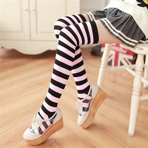 kawaii stripes stockings · asian cute {kawaii clothing} · online store powered by storenvy