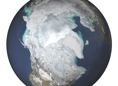 Arctic Ice Reaches A Low Winter Maximum The New York Times