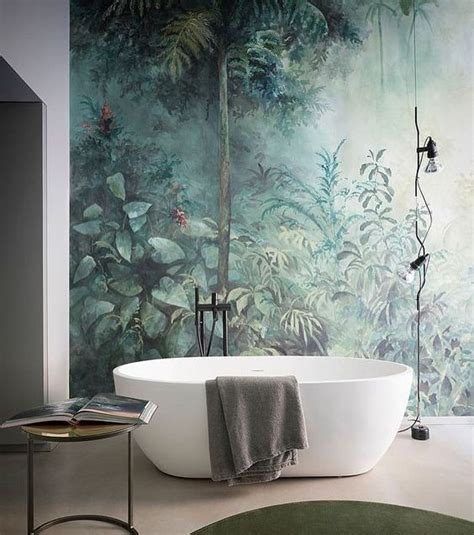 Bagni, piscine, centri benessere, spa ecc. Carta da parati bagno: pro e contro, prezzi, temi ...