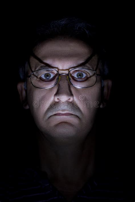 Scary Man S Face Stock Image Image Of Anger Expressions