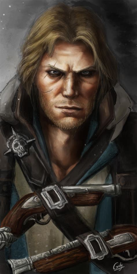 Portrait Of Edward Kenway By Chimicalstar On Deviantart