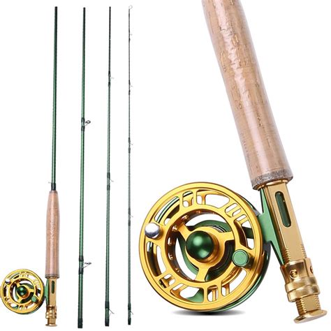 Sougayilang 27m Fly Fishing Rod Set And Fly Fishing Reel Combo With