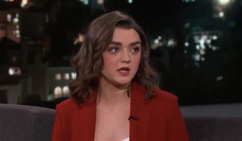 Maisie Williams Talks About Where She Was When She Learned The Ending