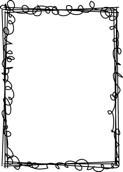 Black And White Border Png Free Png Image