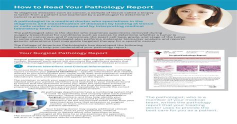 How To Read Your Pathology Report College Of Foldershow To Read