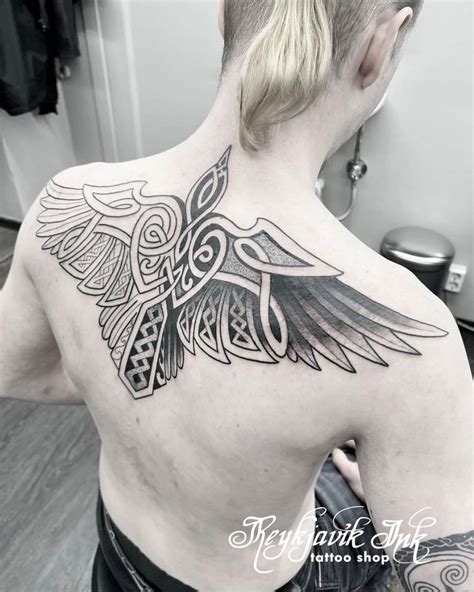 Amazing Nordic Raven Tattoo Designs And Meanings Inspired By Vikings