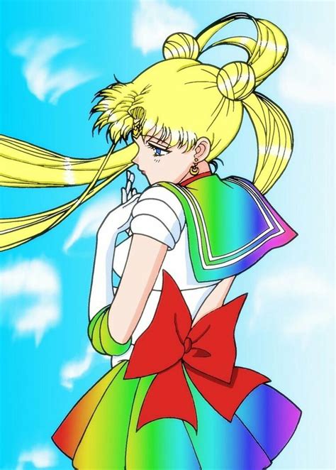 Rainbow Sailor Moon Sailor Moon Marinero Manga Luna Dibujos