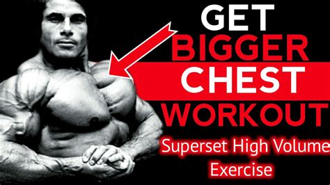 My High Volume Chest Workout Superset Chest Workout Chest Workout