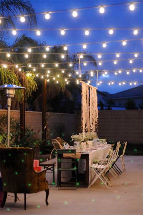 26 Breathtaking Yard And Patio String Lighting Ideas Will Fascinate You
