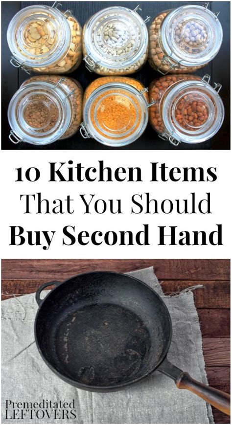 10 Kitchen Items That You Should Buy Secondhand