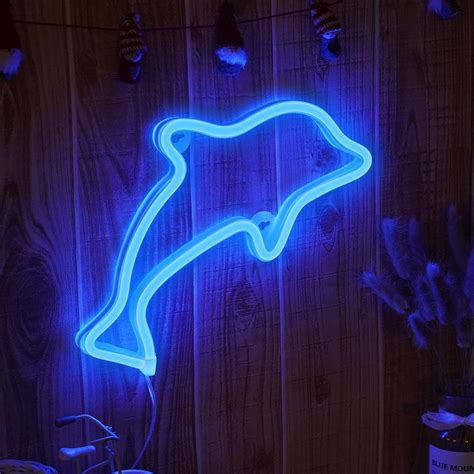 New Dolphin Neon Sign Led Wall Art Nl16 Uncle Wieners Wholesale