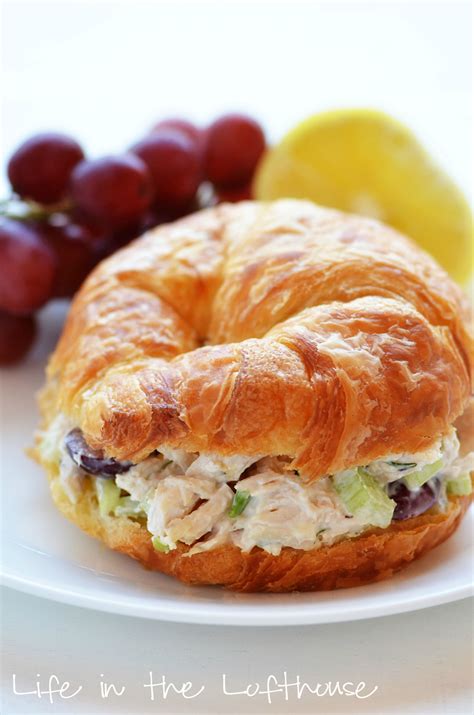 Which kind of chicken would you like in the recipe? Chicken Salad Croissant Sandwiches