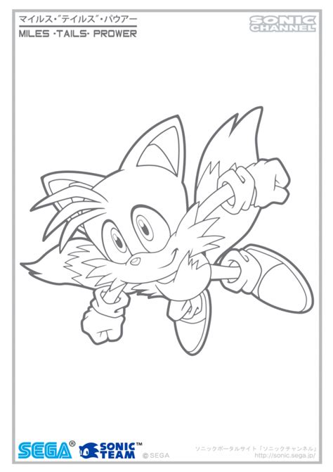 sonic  hedgehog coloring pages tails coloring home