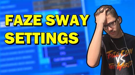 New Faze Sway Settings Fortnite Season 3 Youtube