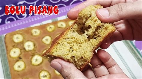 Resep Bolu Pisang Super Lembut Enak Banget I Banana Cake Recipe Youtube