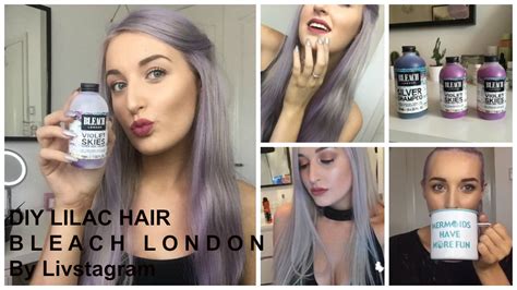 DIY Lilac hair using Bleach London | Livstagram - YouTube