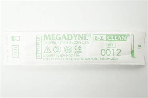 Megadyne Medical 0012 E Z Clean Electrosurgical Electrode 25 Inch X