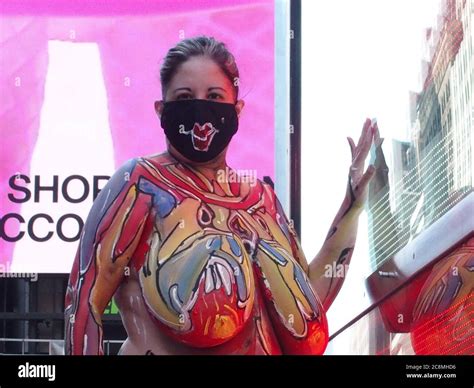July New York New York Usa The Th Annual Nyc Body Painting Day In Times Square