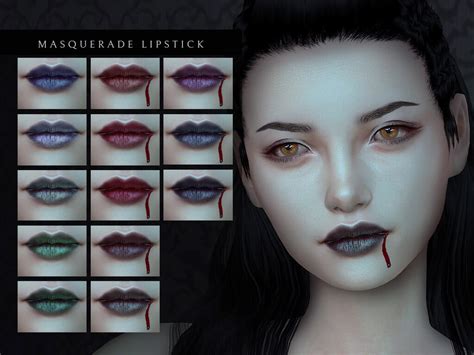 Sims 4 Masquerade Lipstick By Lutessa The Sims Game