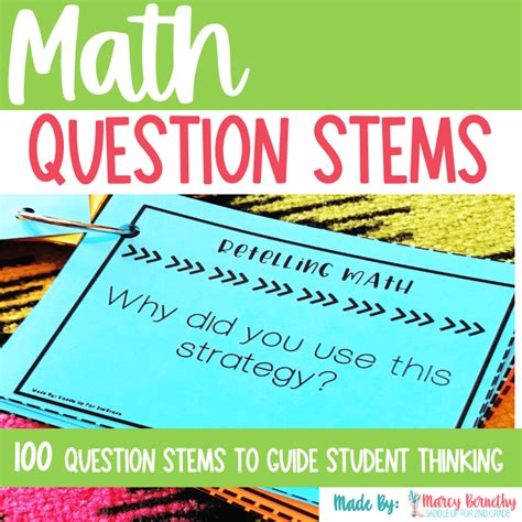 Math Talk Question Stems Higher Order Thinking Questions For Math