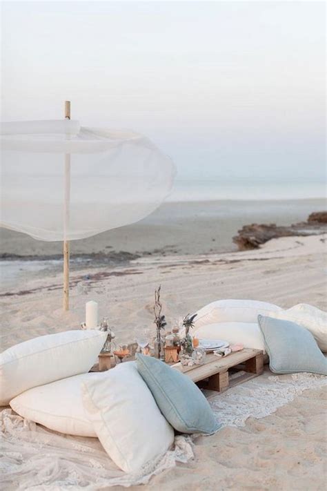 Gallery Beach Wedding Pillow Seating Deer Pearl Flowers