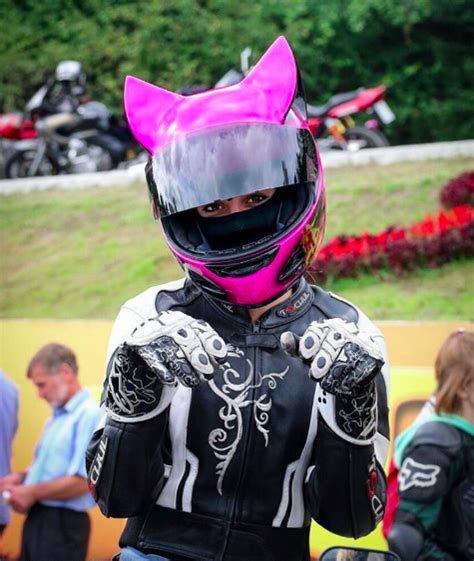 Collected images of happy customers by motorcycle helmet brands: Cat Ear Motorcycle Helmets