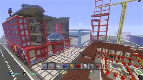 Minecraft Big City Life Temos Centro Comercial Youtube