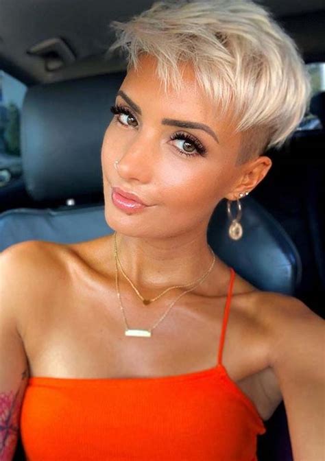 Fantastic Short Pixie Blonde Haircuts For Women In 2020 Stylesmod