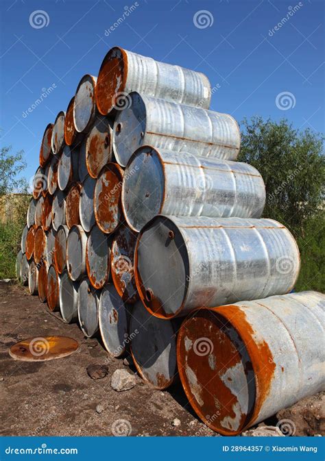 Oil Barrels Stock Image Image Of Gasoline Ecology Colored 28964357
